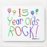 15 Year Olds Rock ! Mouse Pad