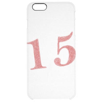 15 years anniversary clear iPhone 6 plus case