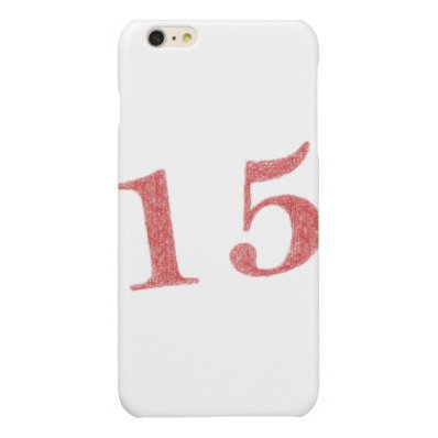 15 years anniversary glossy iPhone 6 plus case