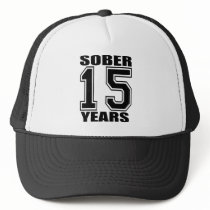 15 Years Sober Black Hat