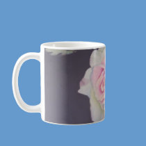 15oz MUG-   of watercolored original rose , lovely