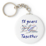 15th. Anniversary Keychain