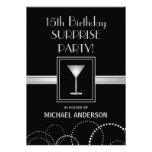 15th Birthday Masculine Party Invitations