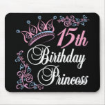 15th Birthday Princess Mouse Mats