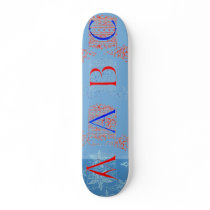 15th Century Alphabet Skateboard