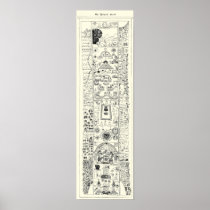 15th Century - Masonic Kirk Wall Scroll Poster