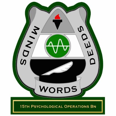 15th Psychological Operations Battalion DUI Cut Out by a2zgraphicsworks