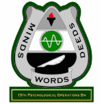 15th Psychological Operations Battalion DUI Cut Out
