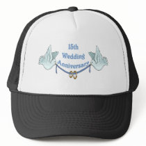 15th Wedding Anniversary Gifts Mesh Hats