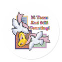 15th wedding anniversary gt stickers