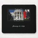 1600 Mousepad Obama Black by Nana_R 1600 Mousepad Obama Black