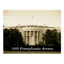 1600 Pennsylvania Avenue Post Cards