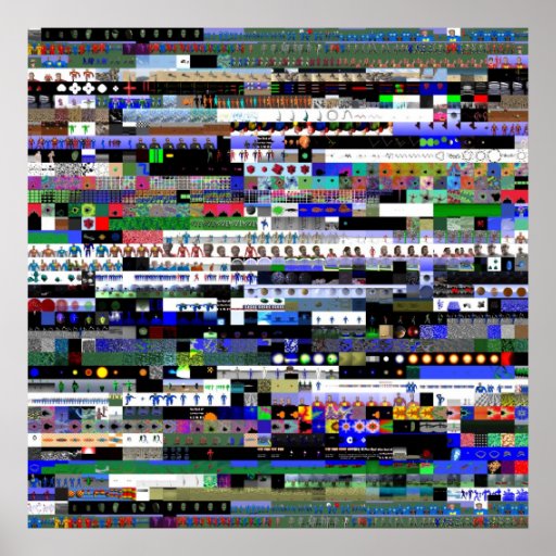 1600 Povray images Poster