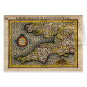 1610 Map of Cornwall, Devon, Somerset, etc... cards by ZephyrusBooks 1610 Map of Cornwall, Devon, Somerset, etc... cards
