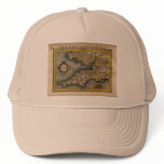1610 Map of Cornwall, Devon, Somerset, etc... Hats