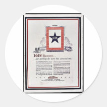 1618 Reasons For Making The Very Best Ammunition Round Sticker