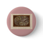 1631 Map: Geldria Ducatus by Mercator-Hondius Pinback Buttons