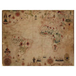 1633 Atantic Ocean Portolan Chart - Pascoal Roiz flyers