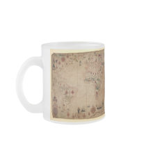 1633 Atantic Ocean Portolan Chart - Pascoal Roiz Coffee Mug