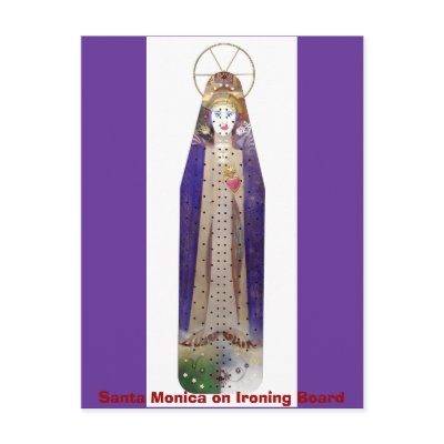 1641, Santa Monica on Ironing Board Post Card by Sardine