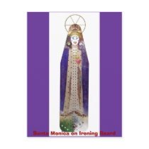 1641, Santa Monica on Ironing Board postcards