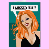 #165 I missed you!! cards