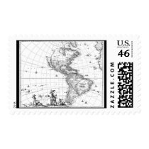 1671 Map Totius Americae Descriptio postage by ZephyrusBooks 1671 Map Totius Americae Descriptio postage