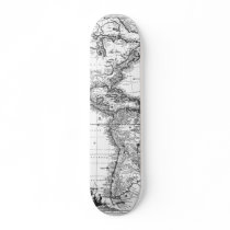 1671 Map Totius Americae Descriptio skateboards by ZephyrusBooks 1671 Map Totius Americae Descriptio skateboards