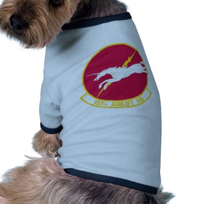 167th Airlift Squadron Doggie Tshirt by peter_pan03