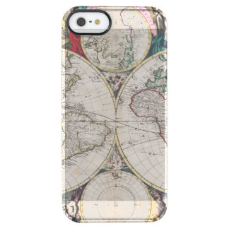 Map Of The World Clear Iphone Cases 1685 Bormeester Map of the World Clear iPhone SE/5/5s Case