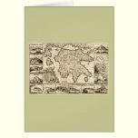 1688 Greece / Greek Peloponnesian Map cards