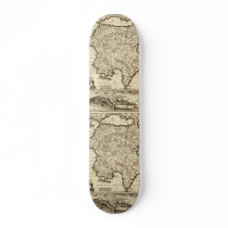 1688 Greece / Greek Peloponnesian Map skateboards