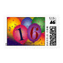 16 Birthday Balloons! Stamps