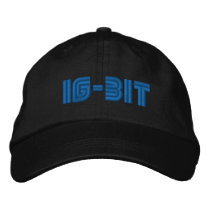 16-bit Cap embroidered hats by SpacetimeSix 16-bit Cap embroidered hats