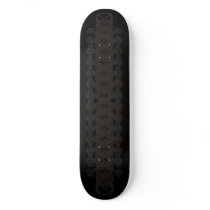 16 Bone Heads on a Live Guys Bone Black Plank Skate Decks