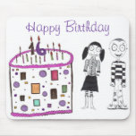 16 candles on my cake mousepad