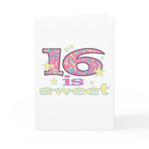 16 is Sweet Card