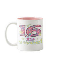 16 is Sweet Coffee Mug