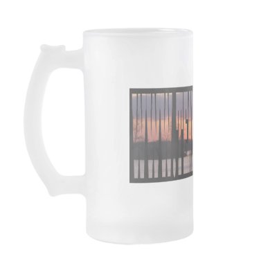 16 oz. Sunset Frosted Glass Mug by teamiceheave