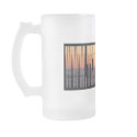 16 oz. Sunset Frosted Glass Mug