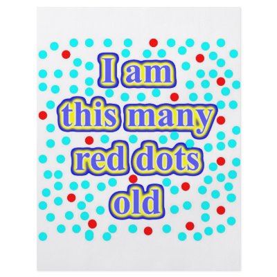16 Red Dots Old Flyer by thatsabigbirthday5