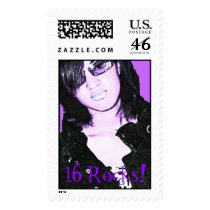 16 Rocks! postage by MechelleAvey 16 Rocks! postage