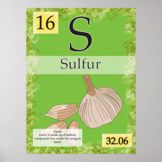 Sulfur Posters | Zazzle