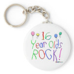 16 Year Olds Rock ! Keychain