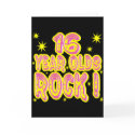 16 Year Olds Rock! (Pink) Greeting Card