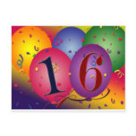 16 Years Old! postcards