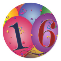 16 Years Old! Sticker