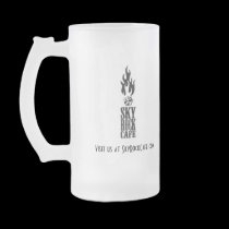 16oz frosted mug,2 logos