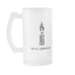 16oz frosted mug,2 logos