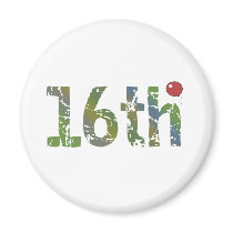 16th Birthday Balloon Gifts Refrigerator Magnets